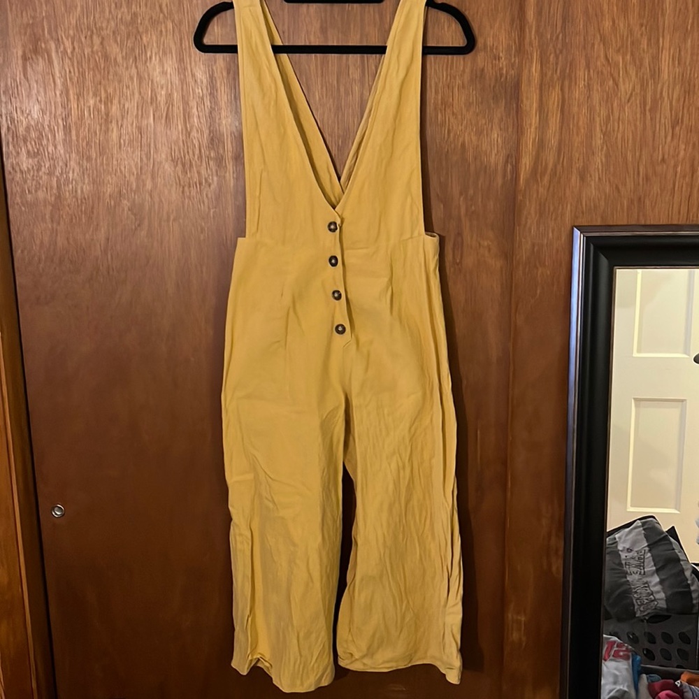 Mustard jumpsuit - size medium